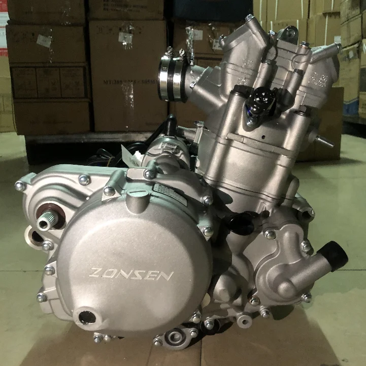 Chinese Factory electric motorcycle engine zongshen 4 valve four Stroke 250cc water-cooling Electrical Kick Start