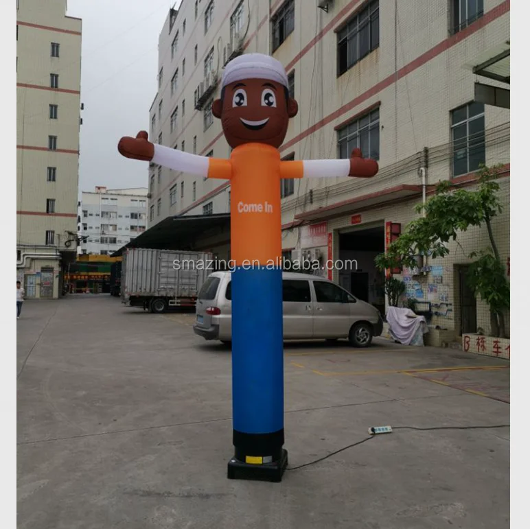 Custom outdoor arm waving sky air dancer wacky waving inflatable tube man for sale