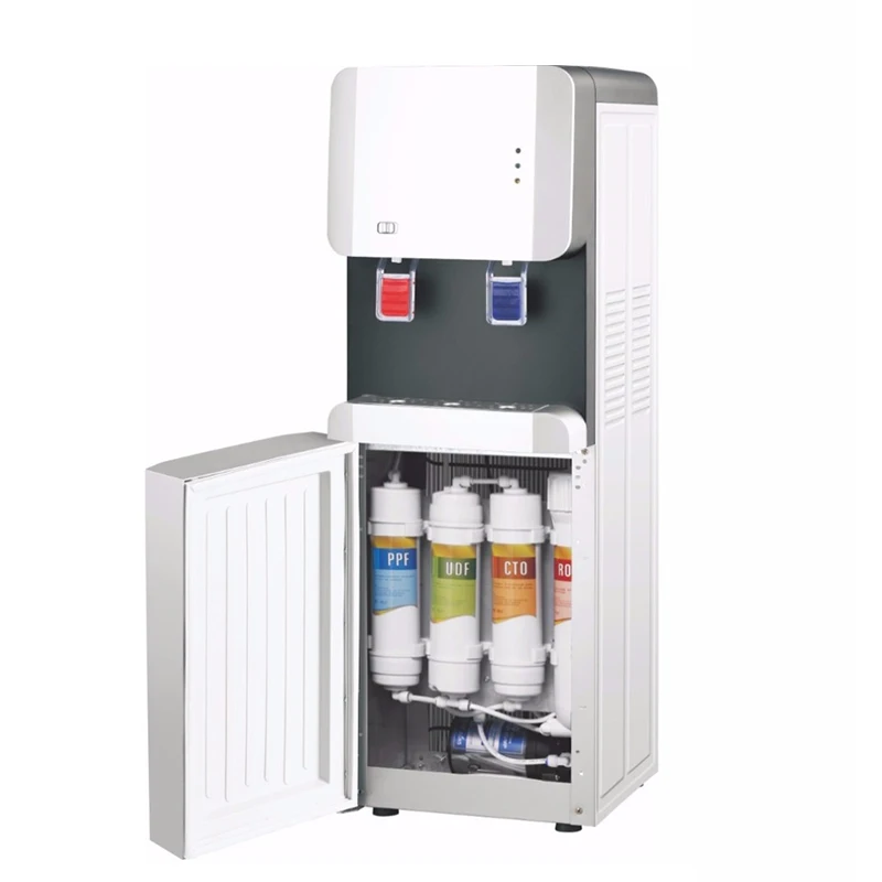 Wholesale 5 Stage Office Hot and Cold Floor Stand Water Dispenser with Refrigerator Filters