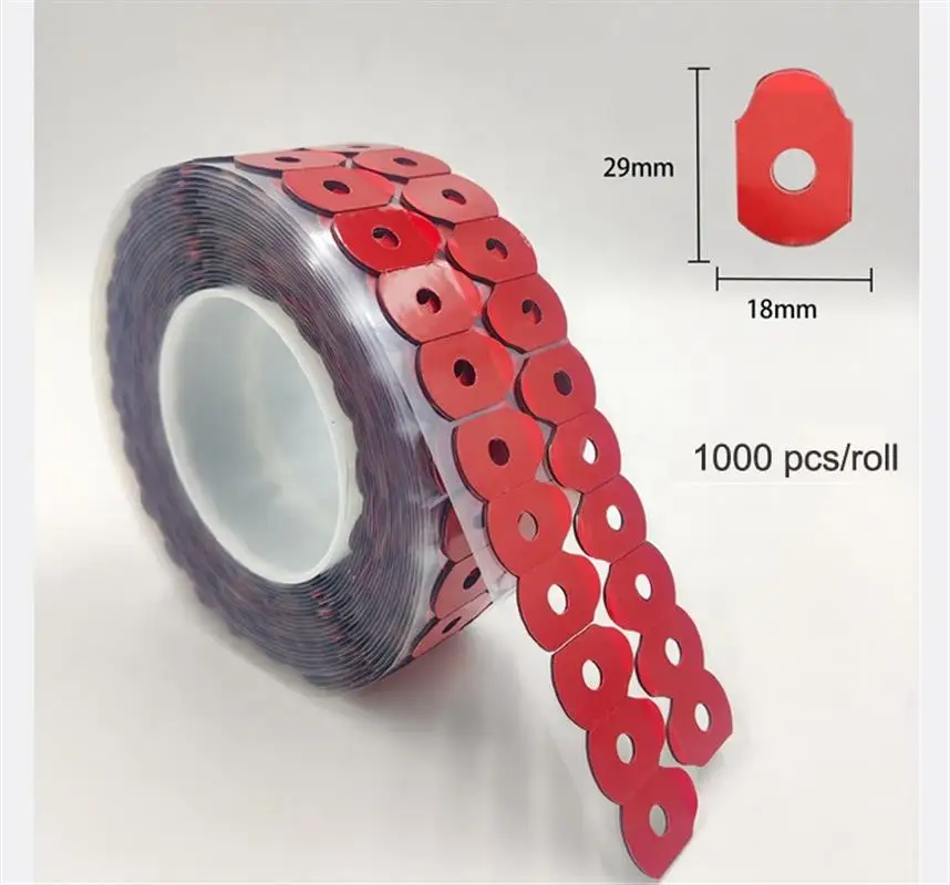 High Quality Super Adhesive Blocking Pads for Super Hydrophobic Optical Lenses Red Lens Edging Pads for Lens Grinding Wholesale