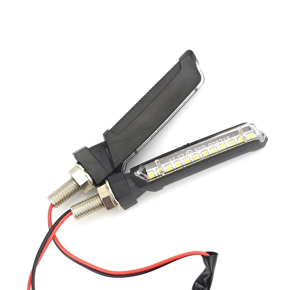 Universal Motorcycle LED Turn Signal Amber Lights 12V Indicators Blinker Lamp for Yamaha Benelli Suzuki Honda Kawasaki BMW parts