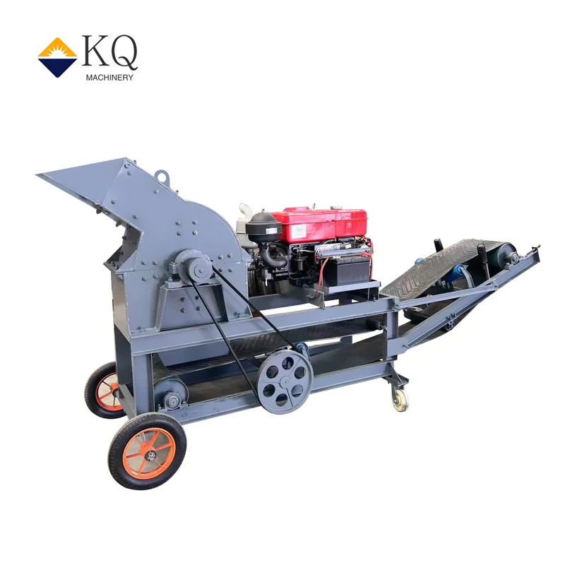 South African Gold Ore Hammer Mill Crusher Metal Shredder Hammer Crusher In Sand Production Line