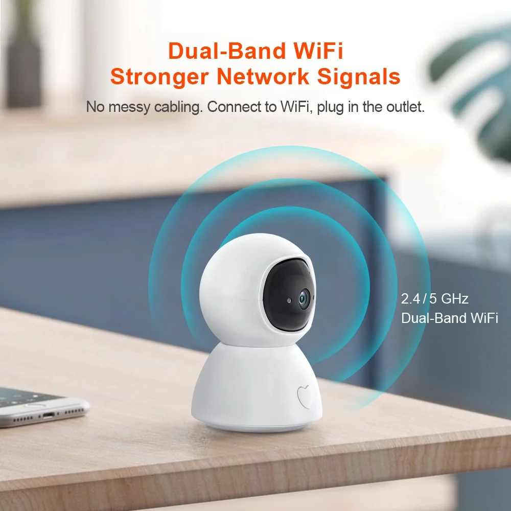  Wi-Fi камера Tuya 1080P smart AI с одной кнопкой для вызова