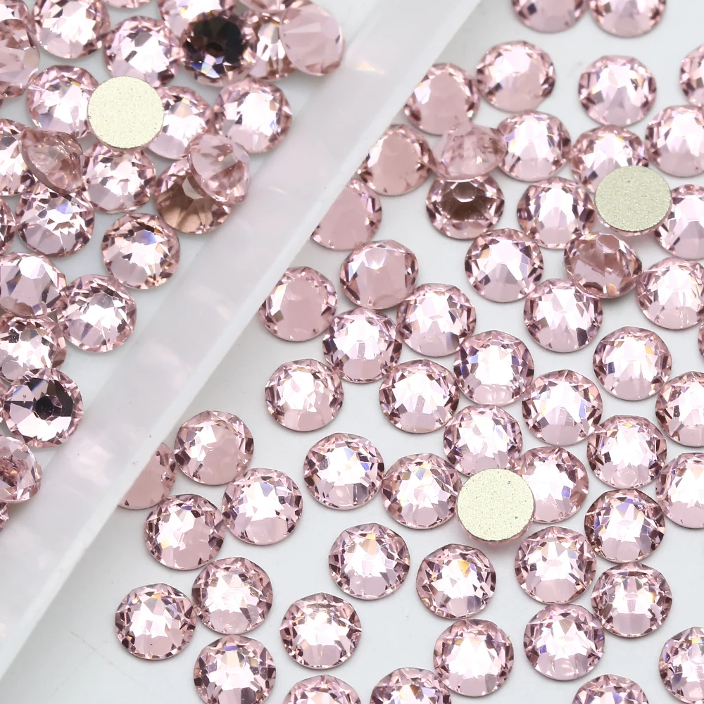 Preciosa 8 Big+8 Small Star Facets Lt. Amethyst Flat Back Crystal Glass Stone Wholesale Rhinestones