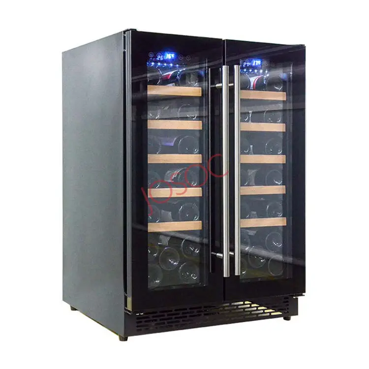 Stainless Steel Wine Bottle Coolers Upright Freezer Commercial Kitchen Equipment Modern Cabinet Cooling