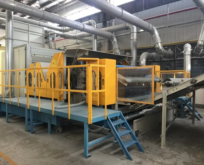 Vertical lapper polyester vertical wadding machine