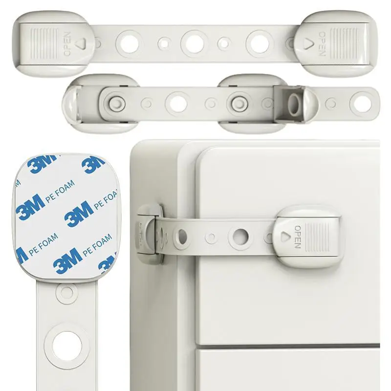 Security Protection Locks Home Baby Safety Multifunction Drawer Lock Child Protect Toilet Refrigerator Lock Door Buckle
