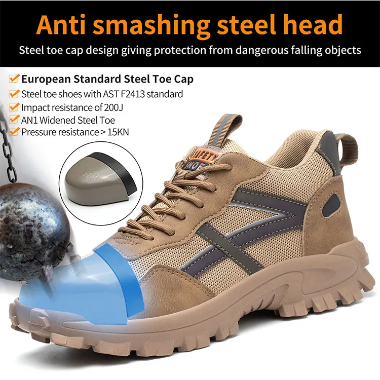 SEAMRAY FZ-137 China manufacturer sports safety shoes men lightweight sport shoes safety sole work shoe