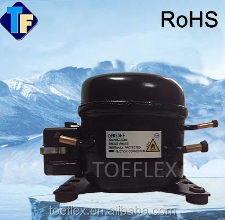 инверторный компрессор с хладагентом R600a (55~190Вт)