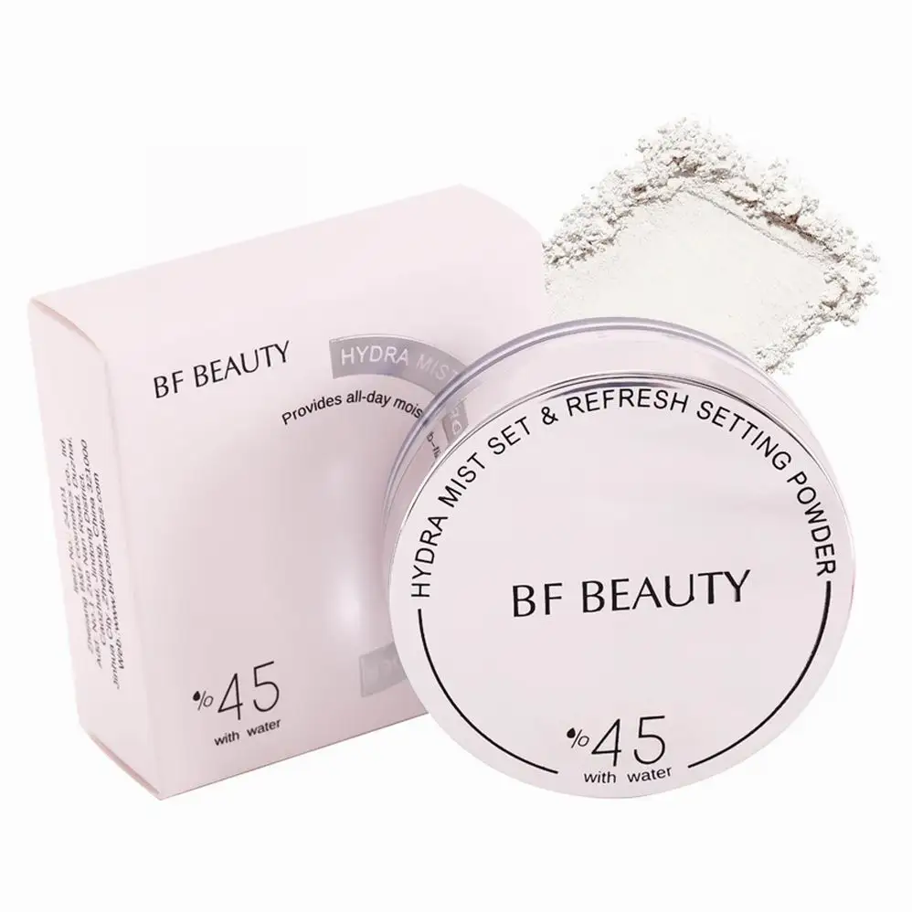 Luxury Yellow Loose Pink Glitter Setting Powder Clear Customized Setting Powder Hydra Mist Set Refresh Setting Powder