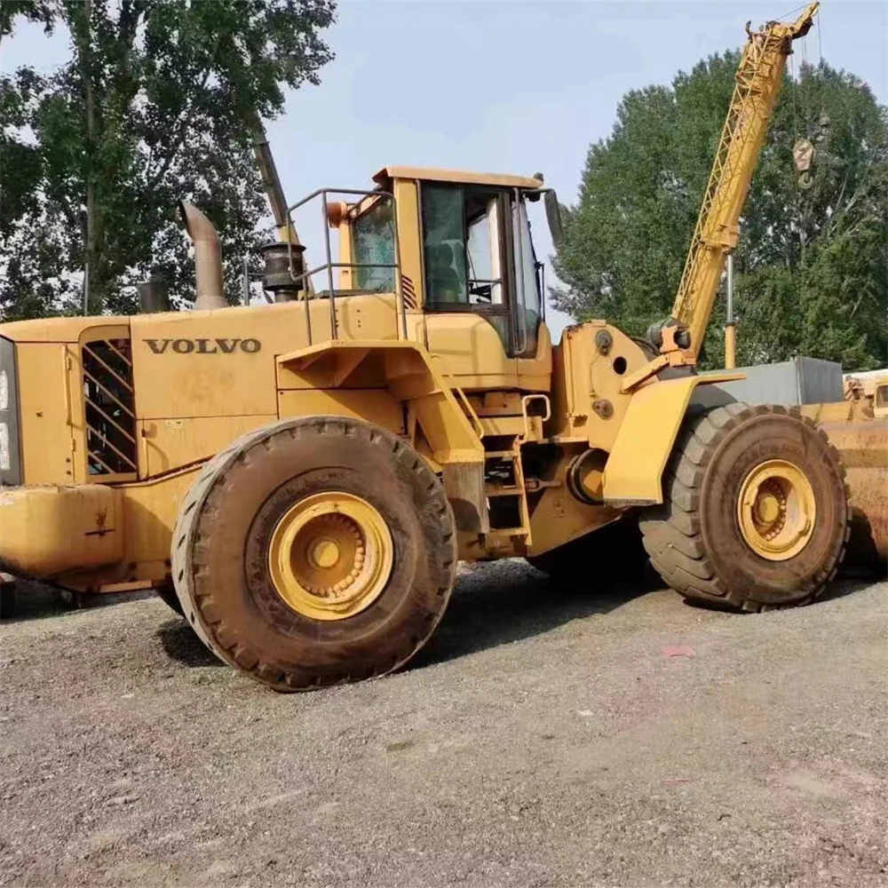 High Quality Good Condition Used Volvo Front Loader 220 Wheel Loader in stock for sale