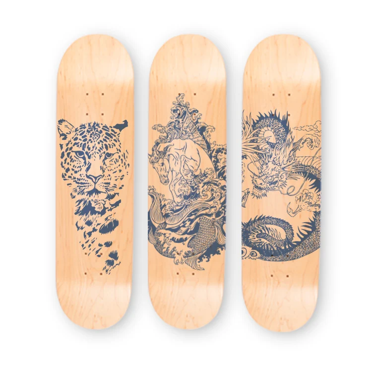 Maple Bamboo Surf Skate Board Truck Bushing Water Bridge Surf Skateboard Trucks