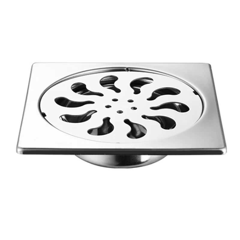 304 Stainless Steel Hidden Floor Drain Wholesale Price Shower Floor Drain Cover Bathroom Shower Round Floor Drain
