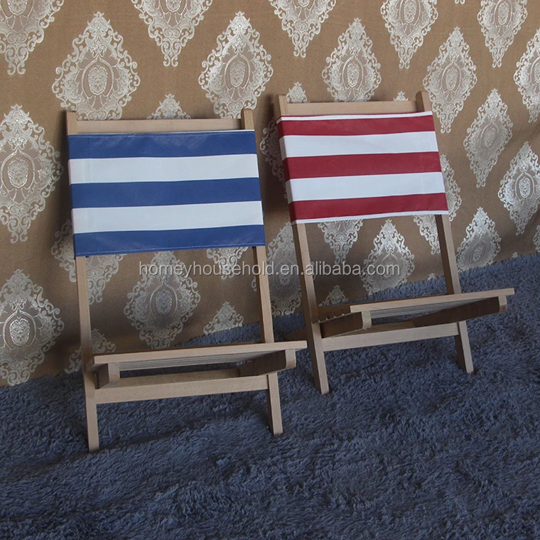 
Modern Simple Small Size Deck Chair Wooden Furniture 