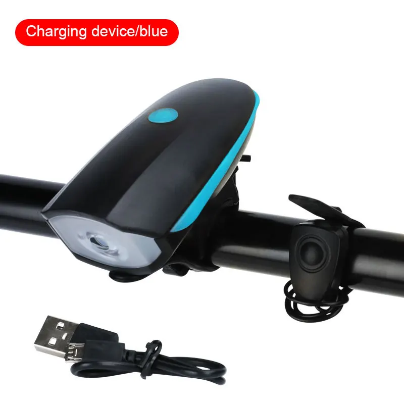 Howlighting Rechargeable Bike Lamp Set Waterproof Bicycle Horn Headlight Front Bicycle Lights