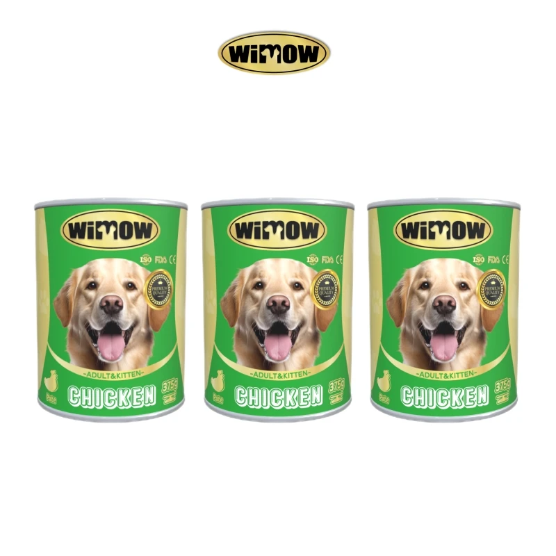 Manufacturer Canned Dog Staple Chicken/Beef Recipe Full Carton 20 Cans Wet Pet Food