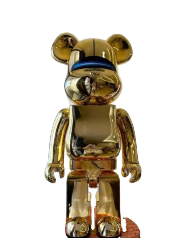 Cartoon Resin Statue Bear Brick Collectibles Decor Toys Bearbrick Case Sculpture Statue Resin Cartoon Statue