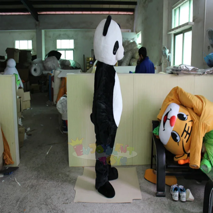 CE High Quality Happy Cute Panda Mascot Costume Adult Christmas Fancy Dress
