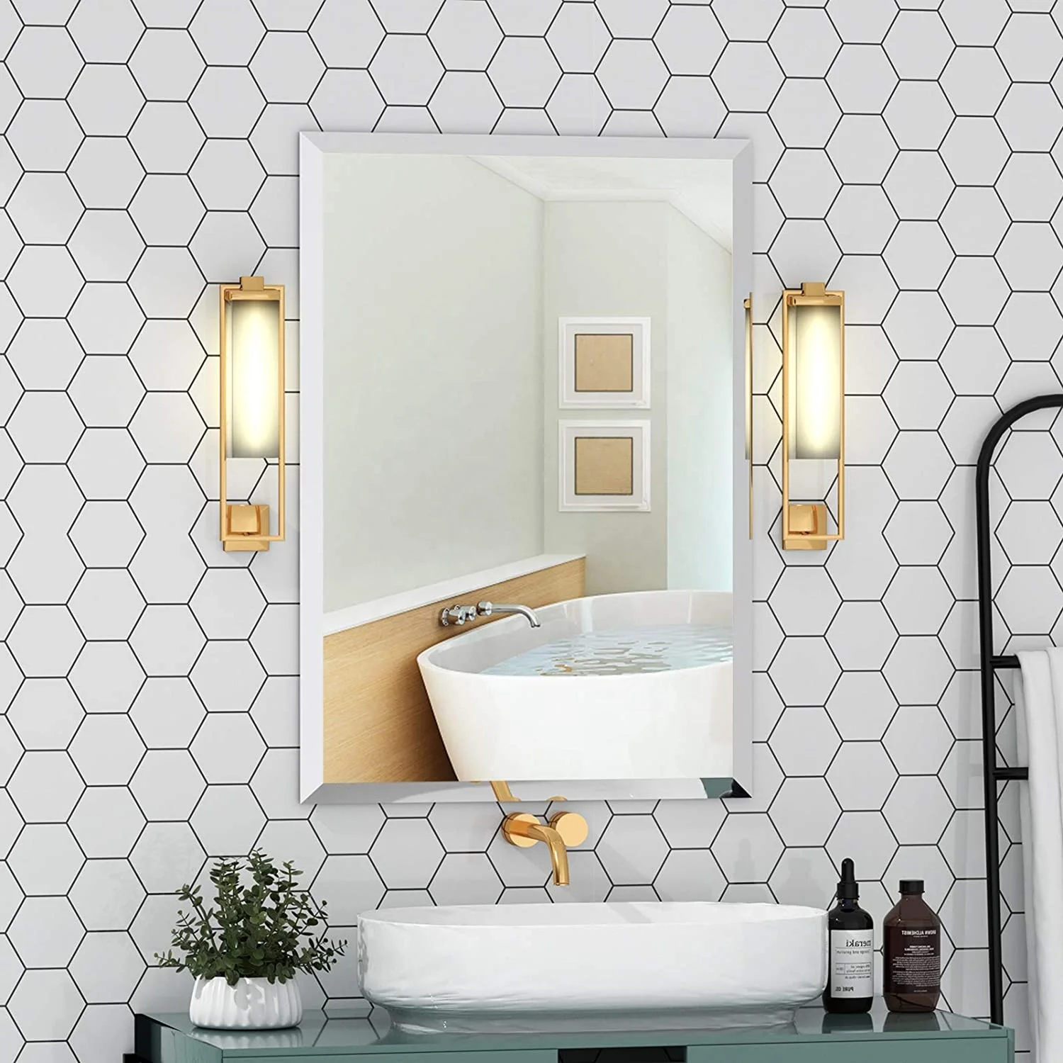 Cheap Home Decoration Wall bathroom Mirror With High Quality From China