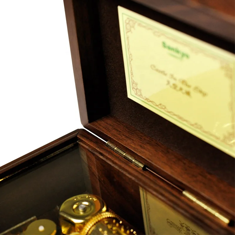 23-tone Sankyo high quality music box classic wooden music box