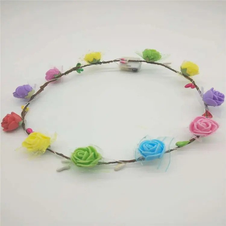 
Factory wholesale beautiful flower light up at night toys girls outdoor light up toys 