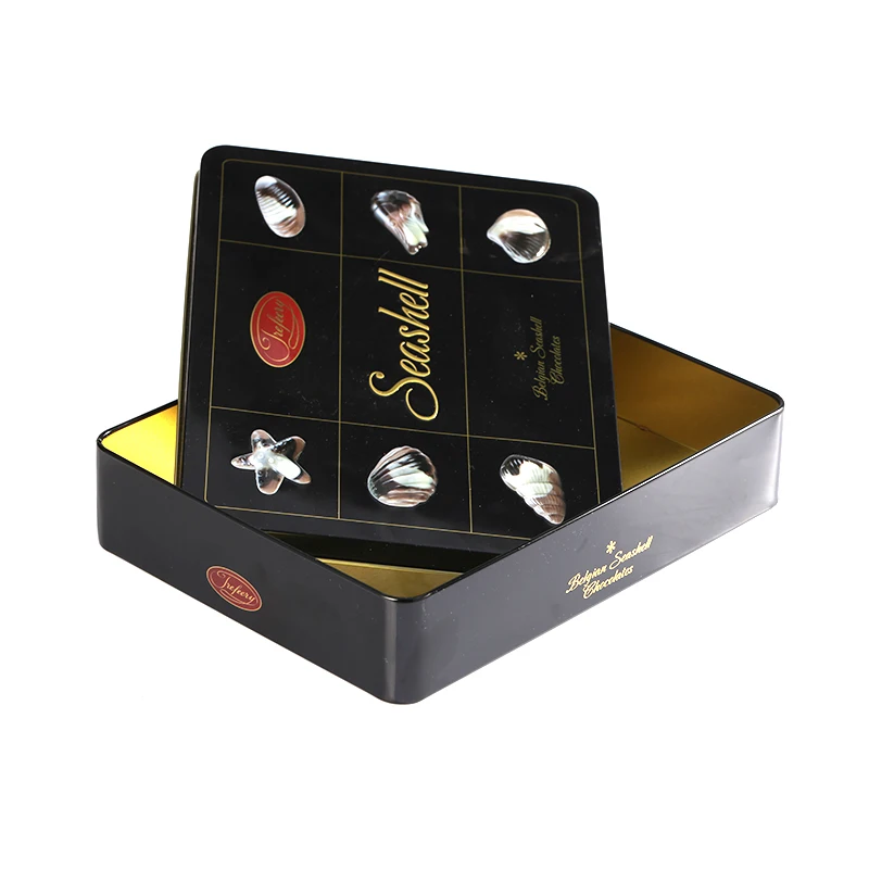 High Quality Recipe Tin Box With 4*6inches Cards And 12 Dividers Storage Box