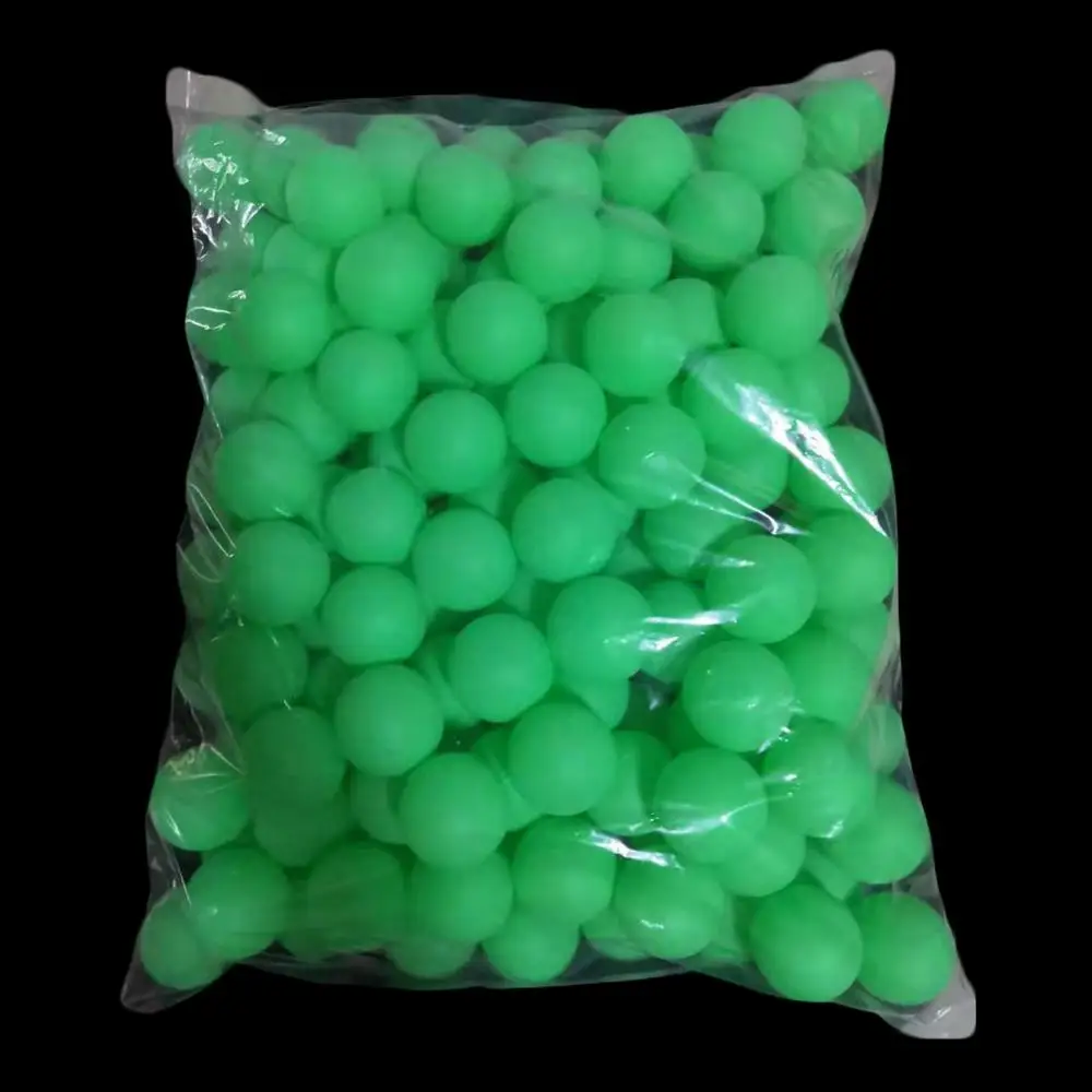 Дешевые пользовательские логотип зеленый цвет настольный теннис мяч