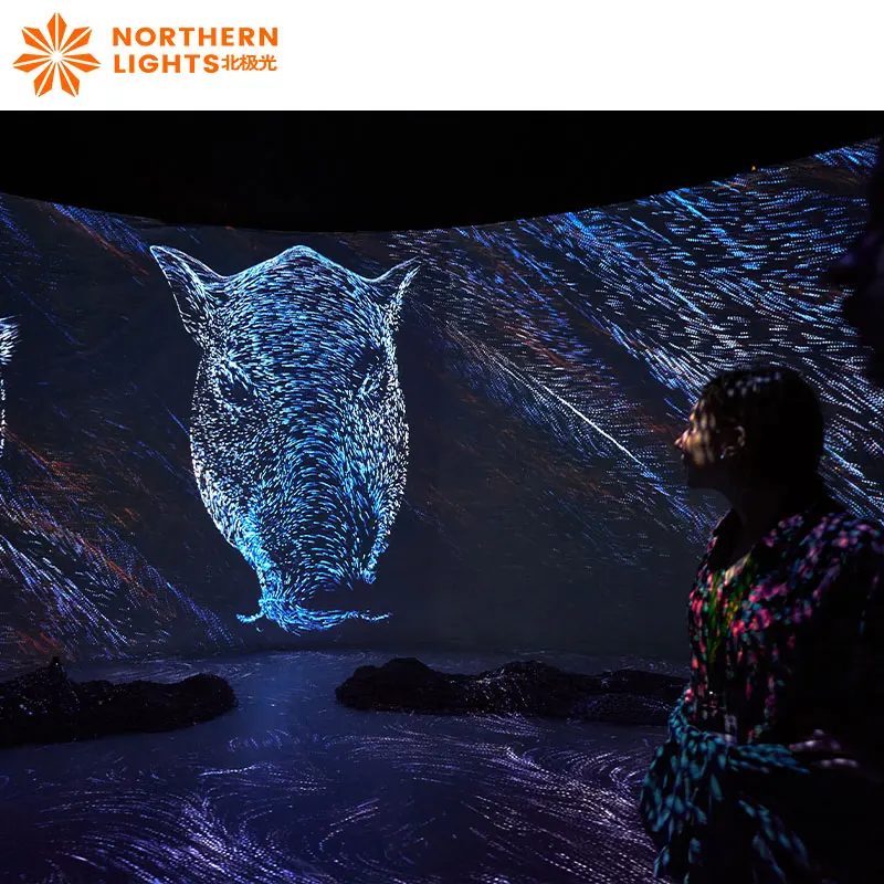 Large screen Immersive Interactive Wall/floor Laser Projection Immersive interactive classrooms