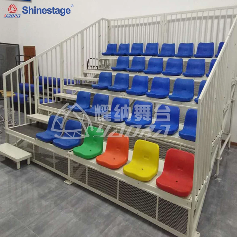 Телескопическое кресло с выдвижной трибуной для тренажерного зала