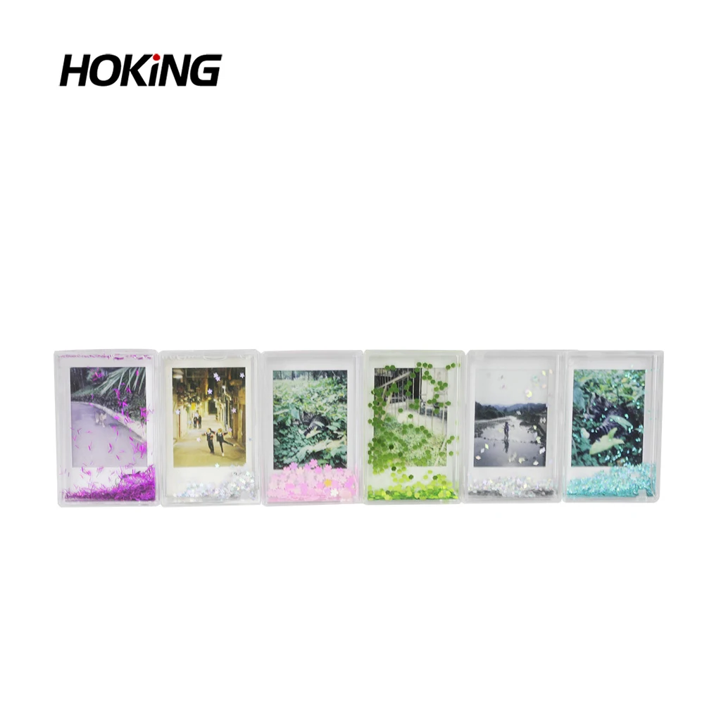2019 New Fujifilm Instax 3 Inch Mini Film Liquid Quick Sand Photo Frame