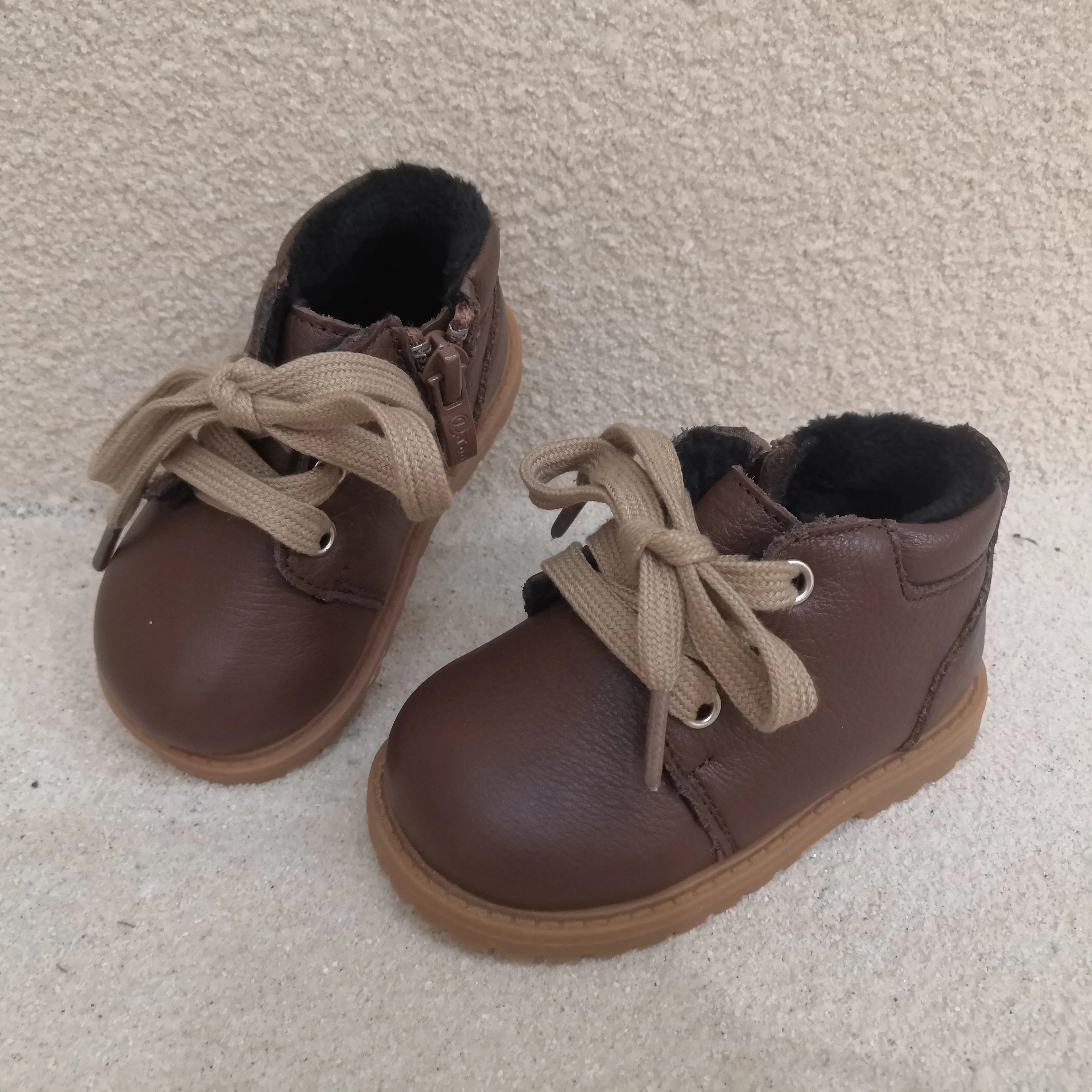Winter Warm  Baby Solid Snow BootsInfant Girls Boys Cotton Shoes