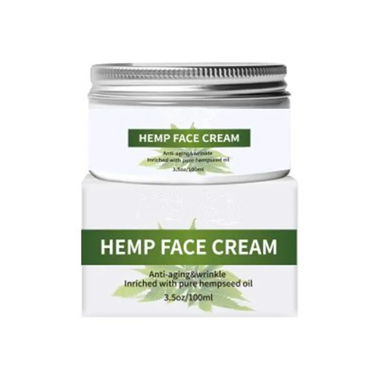 
Hot Sales Private Label Natural Organic Lighting Whitening Hemp Oil Face Cream 