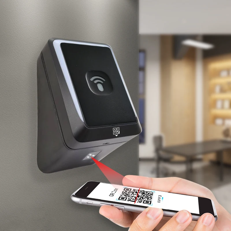 Wiegand RS485 Outdoor Keypad NFC reader Mifare DESFire Door Access Control QR Code Scanner Blue tooth Reader