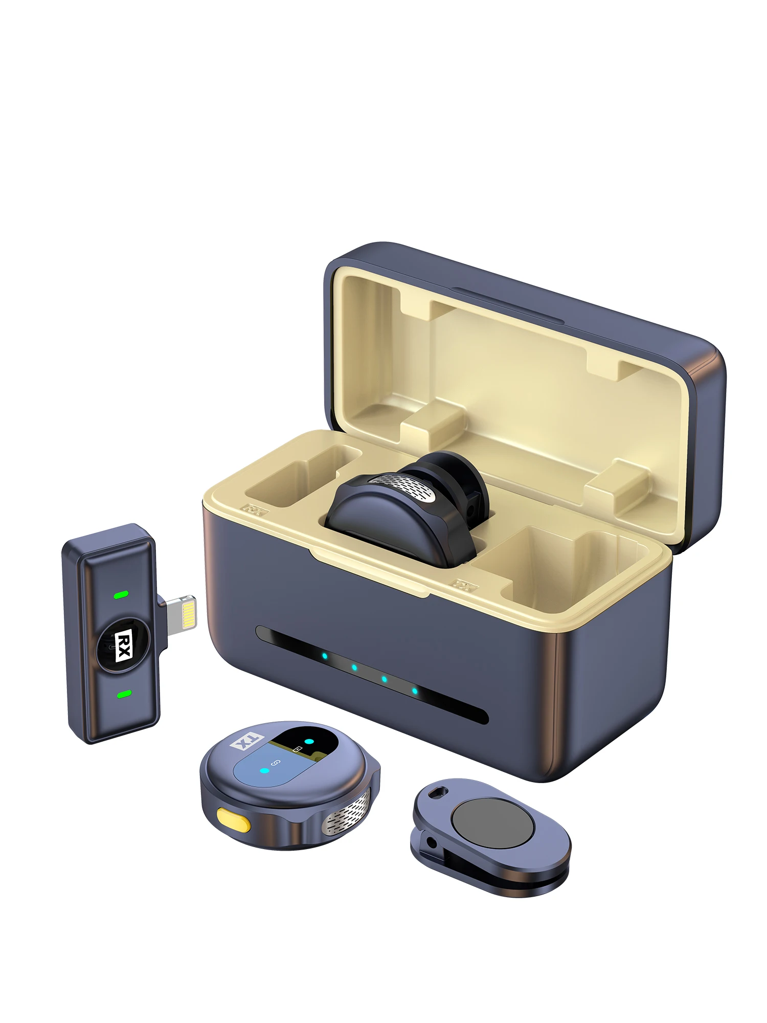 New DX10 DX12 C Light weight Mini portable wireless collar lapel microphone iphone