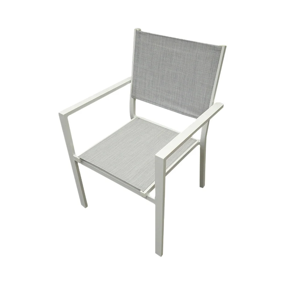 2022greensale Lounge Chairs Pool Outdoor Restaurant Chairs Modern Design Alu.stackable Chair Outdoor Table Aluminum Luxury