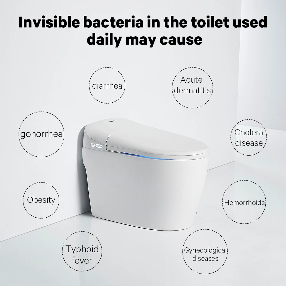 
Smart mini solar charging close stool ultraviolet sanitizer portable household disinfection lamp light uv toilet sterilizer 