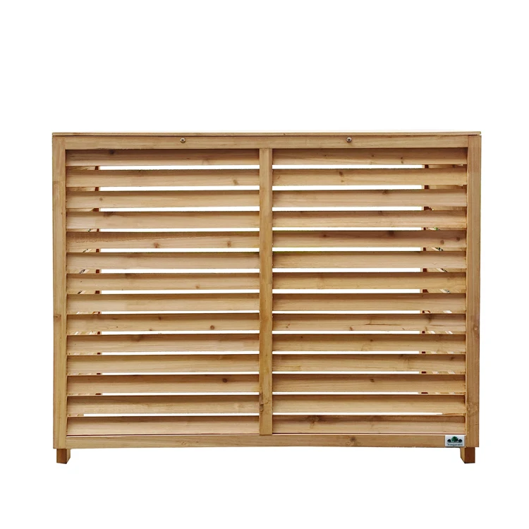Outdoor Rack Box Protect Wooden Air Conditioner Cover