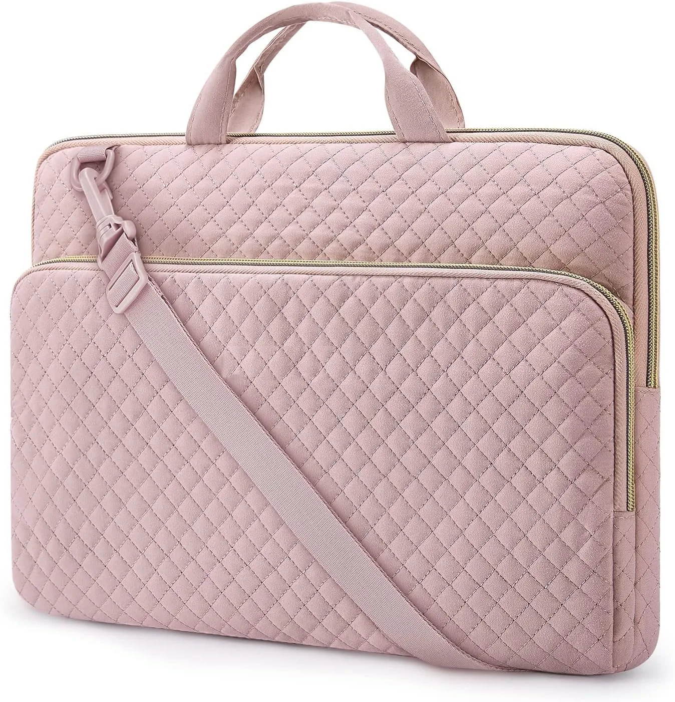 15.6 Inch Laptop Shoulder Bag with Protective Sleeve Compatible MacBook Pro 16 Inch HP Dell Acer Asus Notebook Shoulder Strap