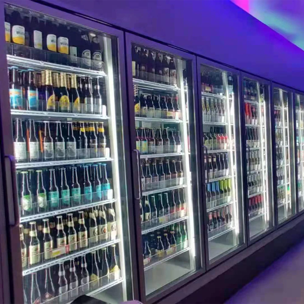 2023 Low Price Wholesale Glass Door Beverage Cooler With Best Quality