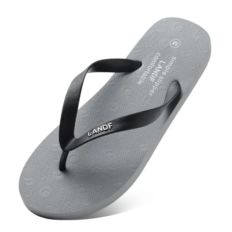 Man Slippers Open Toe Slippers Indoor Outdoor Mens Flip-Flops Luxury Red Flip Flop For Men