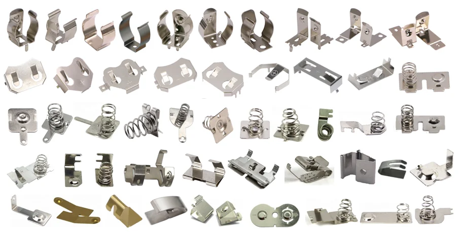 AAA AA Battery Contact Clip Spring Holder Battery Contacs Many Sizes Alloy Industrial Baterai 18650 16850 Spring Stamping Part
