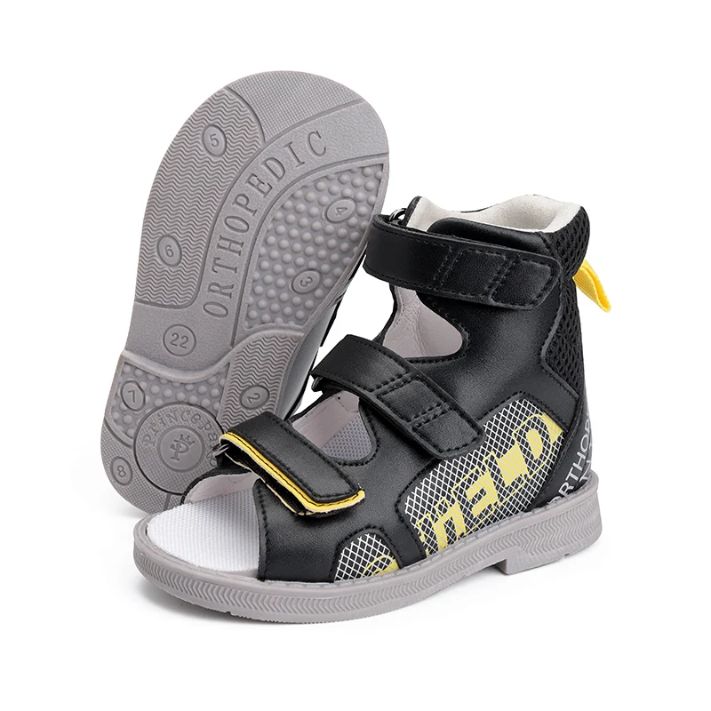 Princepard New Arrivals Orthopedic Shoes For Children Leather Orthopedic Sandals For Kids With Arch Support