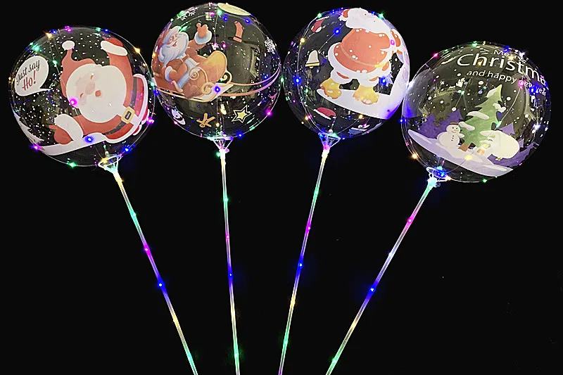 Merry Christmas Balloon with LED Light