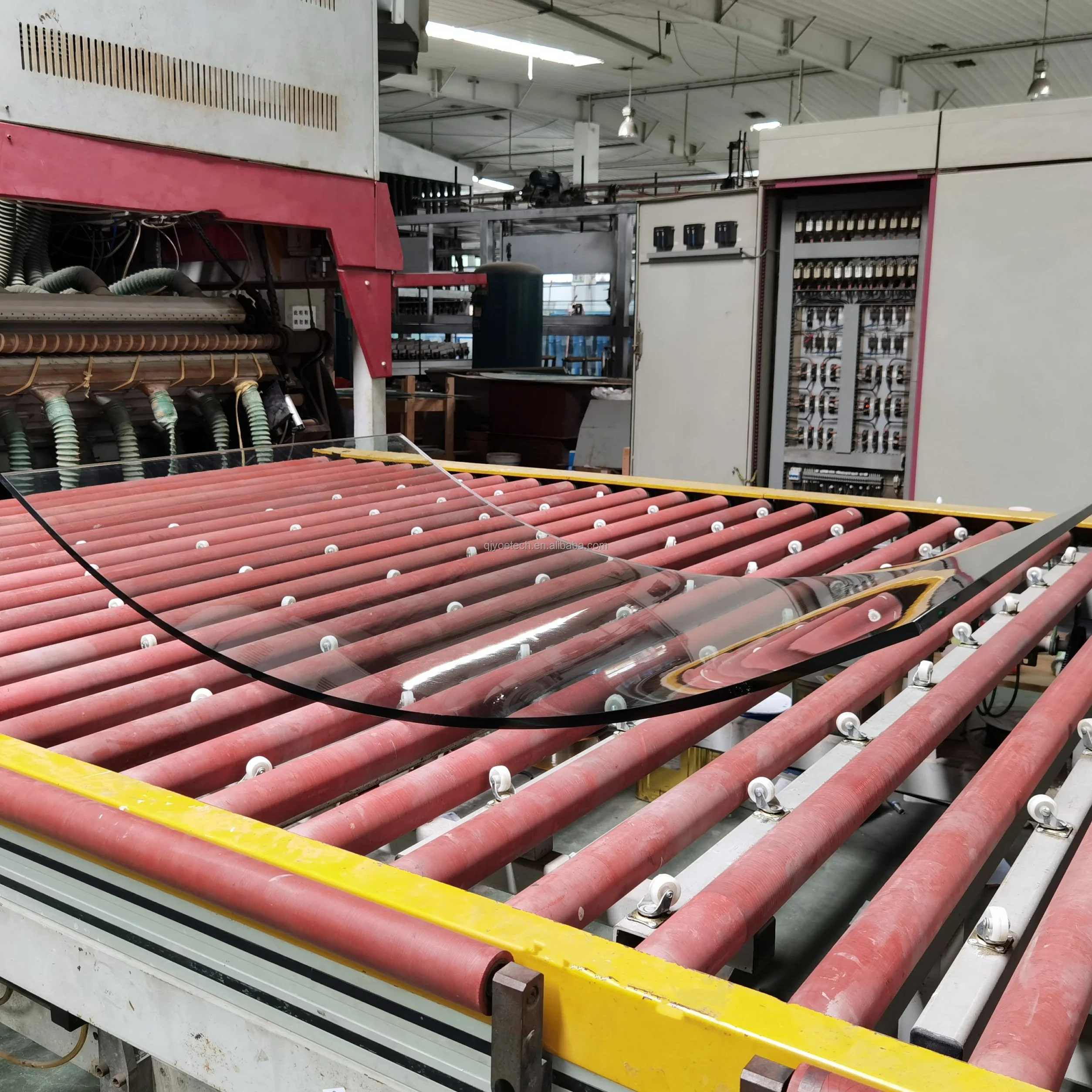 Curved Tempered Bent Safety Glass Toughened Glass Panel for Curtain Wall Construction Projects