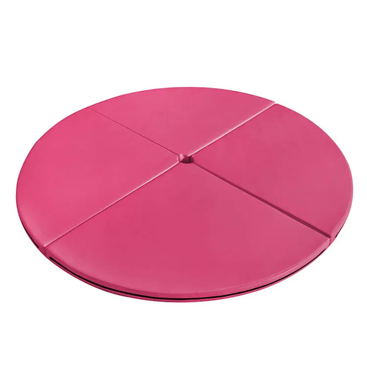 High quality and low price round pole dancing impact foldable pad