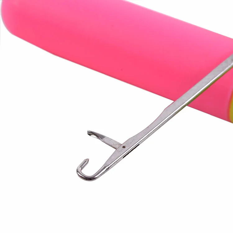 Wholesale Rubber Needle Thread Hook Crochet Hair Needle Crochet Hook For Braids Wig Making Tools