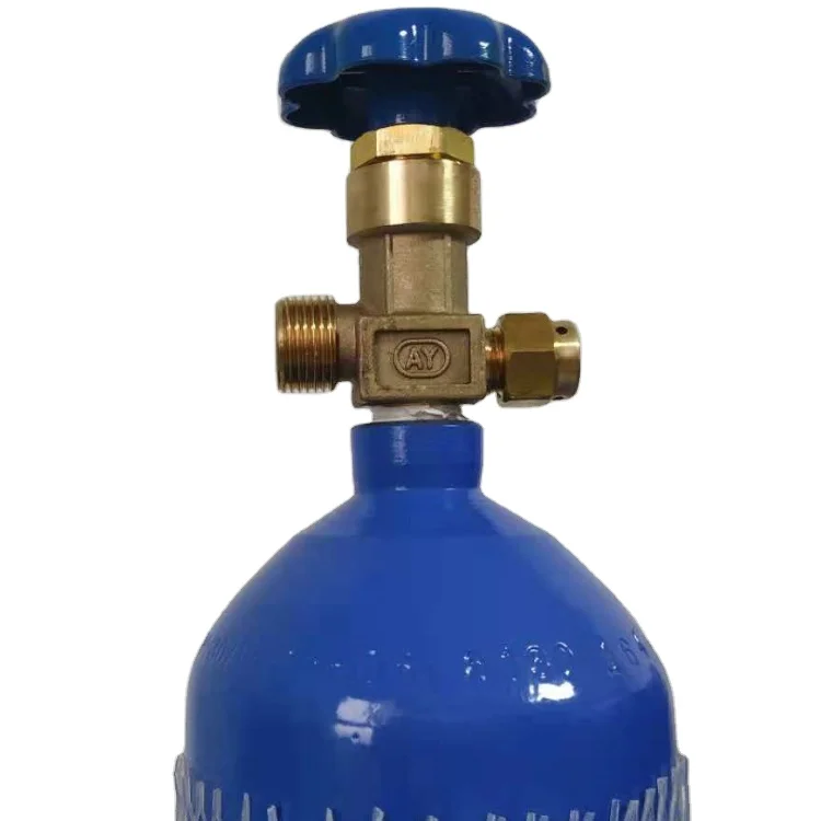 Portable 10-liter medical oxygen cylinder high pressure