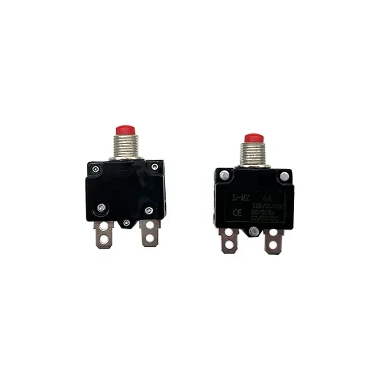Miniature Mini Overload Protector Reset Push Button 5Amp 10Amp 15Amp 125-250VAC 32VDC Thermal Circuit Breaker
