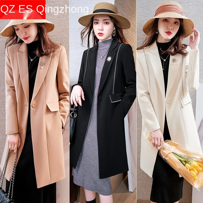 Coat Women Coats 2022 Warm Overcoat Fashion Wholesale Female Long Woman Outerwear Suit Jacket Women