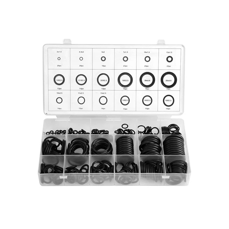 O ring Rubber Silicone Oring Seal Gasket NBR VMQ FKM Sealing O Ring Box Fkm Metric